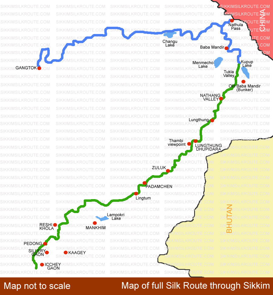 silk route sikkim tour plan